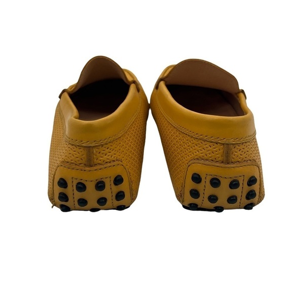 Tod's Yellow Driving Loafer Flats Size 37 Women's - Picture 8 of 9